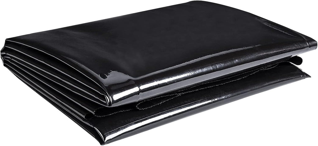 ToLanbbt Pond Liner 4 x 7 Ft HDPE Pond Liners, 20 Mil UV Resistant Preformed Pond Liner Easy Cutting, Pond Liner for Natural Looking Ponds, Waterfall, Koi Pondsand Water Garden (Black)