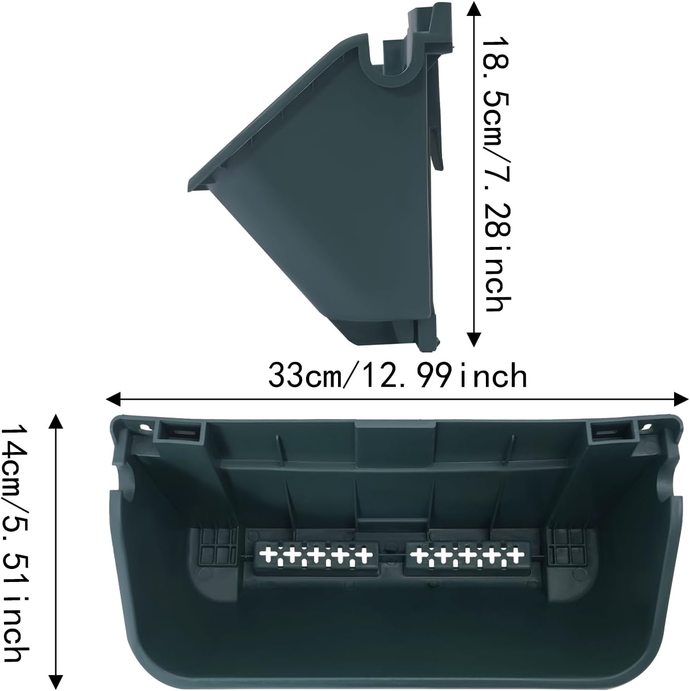 Eapmic Vertical Wall Planter with 16 Pots, Hanging Garden Plant Flowerpot Holder, Stackable Wall-Mounted Planter, Balcony Planters for Flowers Vegetables Fruits (Army Green, 16 Pots)