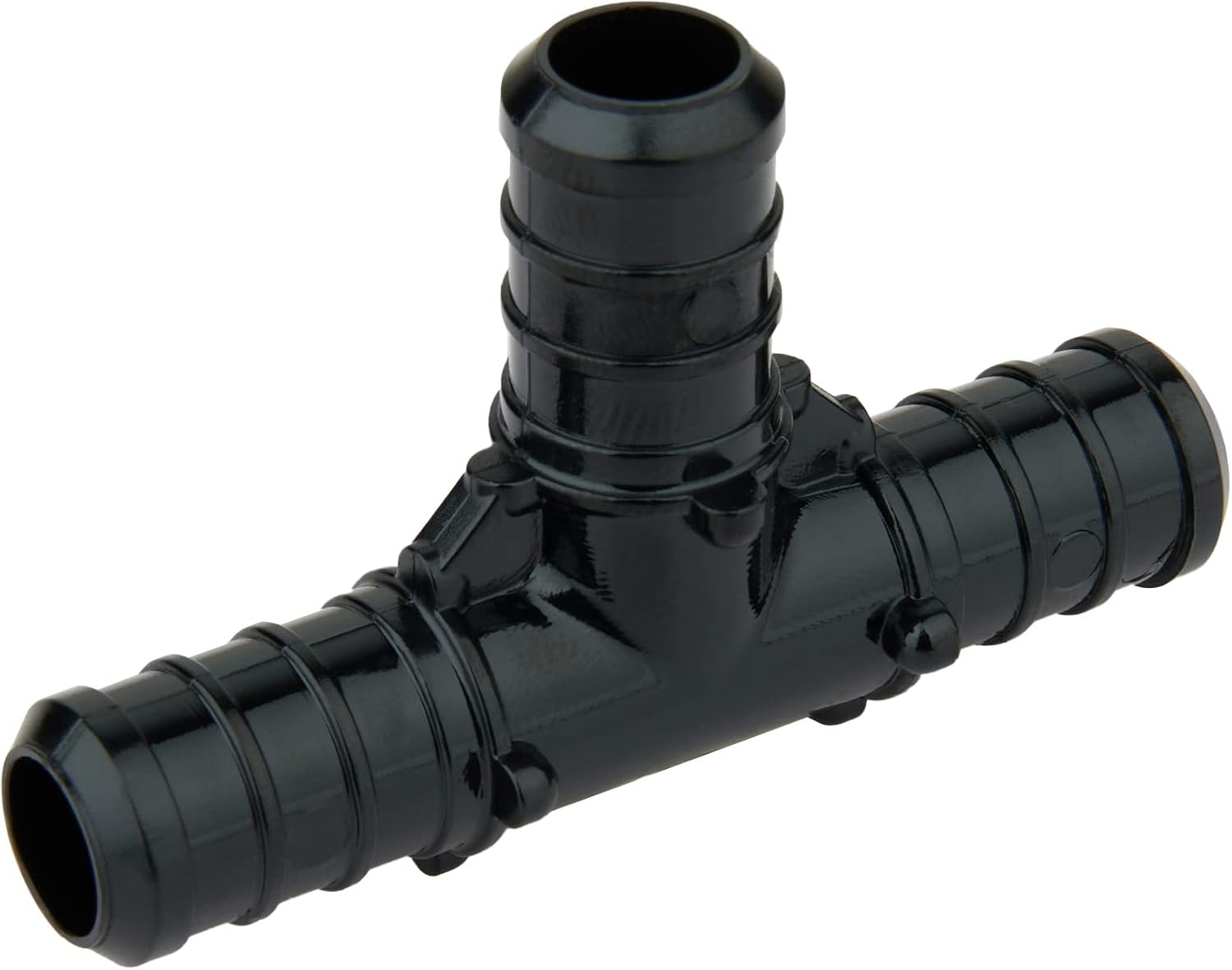 10-Pack EFIELD Poly PPSU Barb Crimp Pex Fitting 3/4" X 3/4" X 3/4" Tee For Pex Tubing Connection, ASTM 2159,(PPSU1807008)