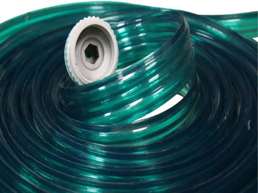TentandTable PVC Plastic Water Misting Hose | 20-Foot Long | for Inflatable Water Slide Bounce Houses