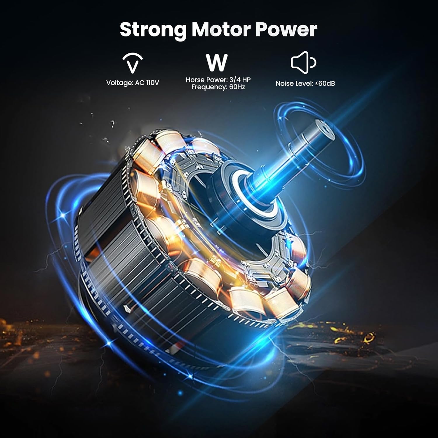 Pond Aerator, 5.2 CFM for Pond and Lakes Up to 3 Acres, 3/4 HP Compressor + 200 Feet Air Hoses + 2 Diffusers + Timer, Aeration Pumps Kit for Deep Water Oxygen Circulation