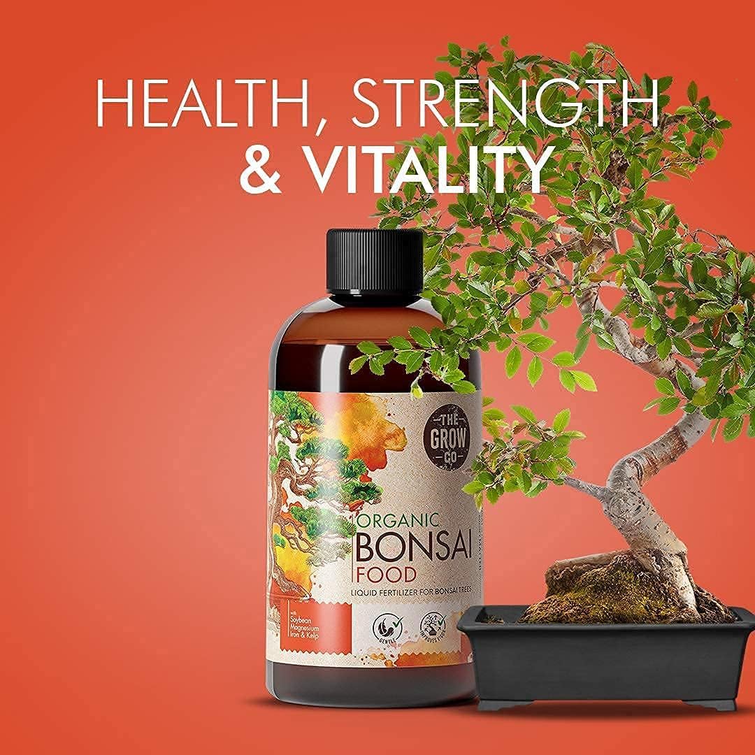 8oz Bonsai Fertilizer Liquid - Organic Bonsai Food Liquid Fertilizer for Long Term Health - Gentle Plant Food for Indoor and Outdoor Use, Promotes Robust Growth, Strong Stems and Beautiful Blooms