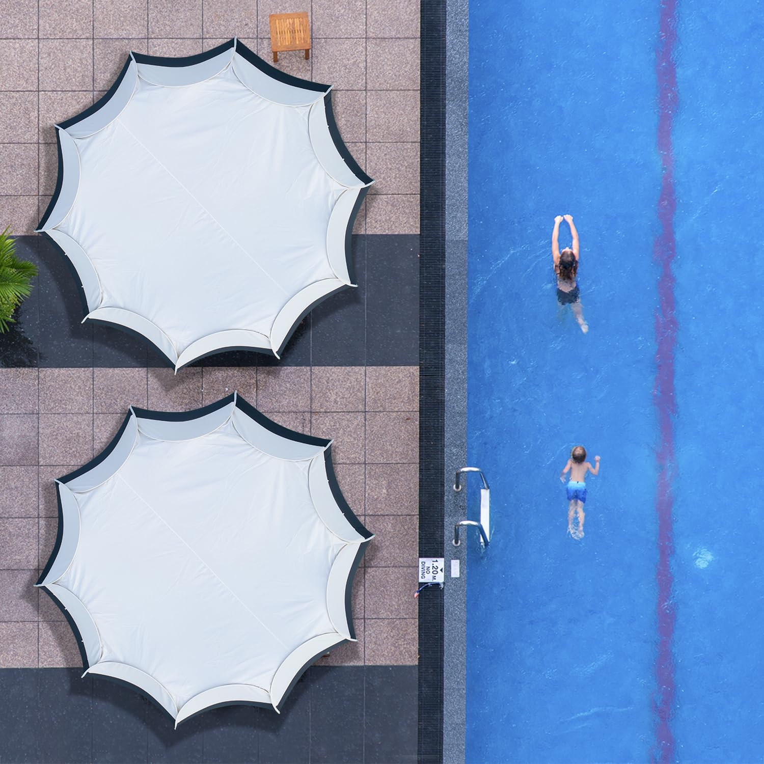 Alvantor Screen House Gazebo, 6-10-15 Person Pop Up Igloo Screened Canopy Tent with Mosquito Netting Sides, Instant UV Resistant Sun Shelter for Garden, Patio, Backyard