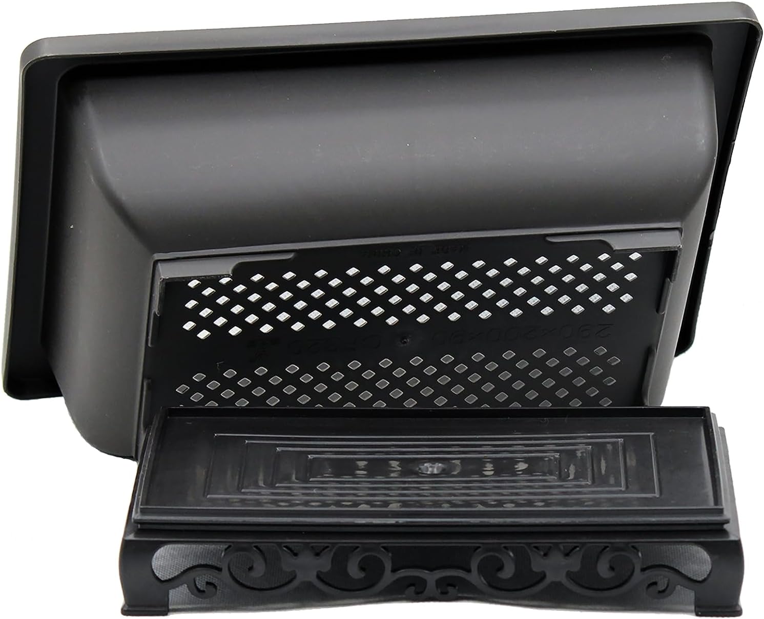 Bonsai Pot – 2-Pack 11.5 Inch Bonsai Training Pot with Eelegant Stand – Antique Brown Bonsai Pots with Mesh Drainage – Luxurious Bonsai Tree Pots Indoor Made with Recycled Plastic