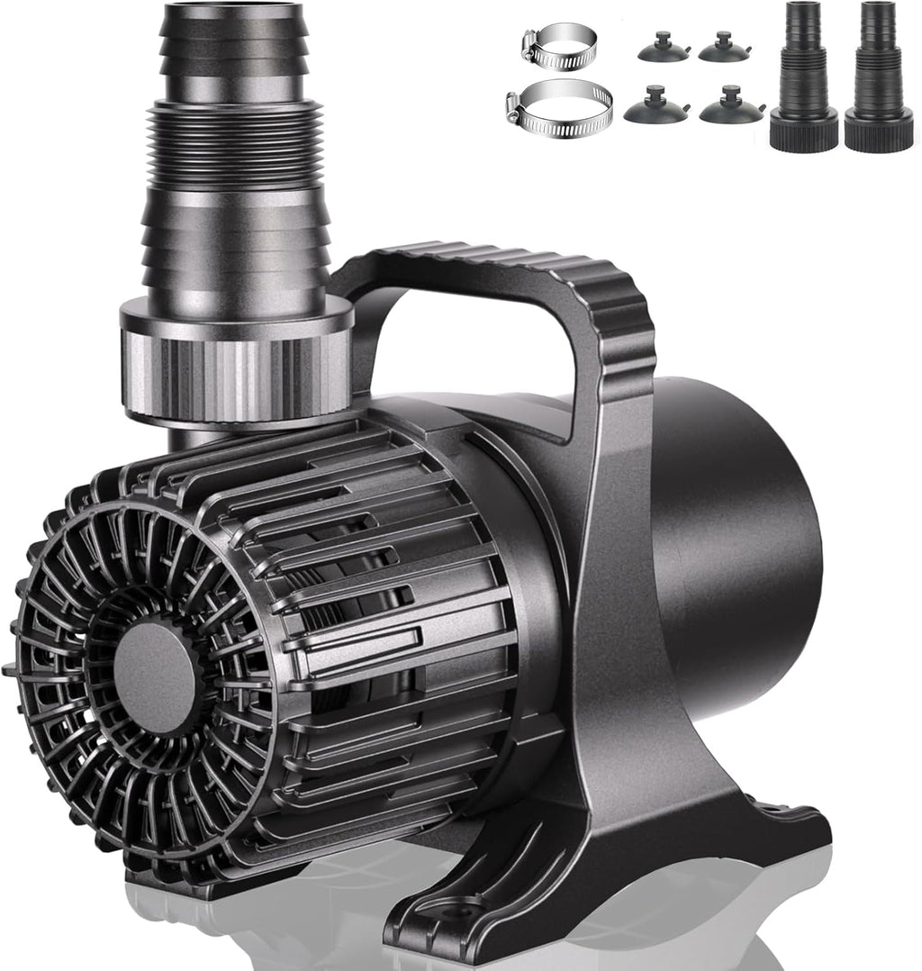 WaterRebirth (3200GPH-175W,UL listed) High Flow Large Fountain Submersible Water Pond Sump Pump Aquarium Electric Waterfall Pump Outdoor PS-3200