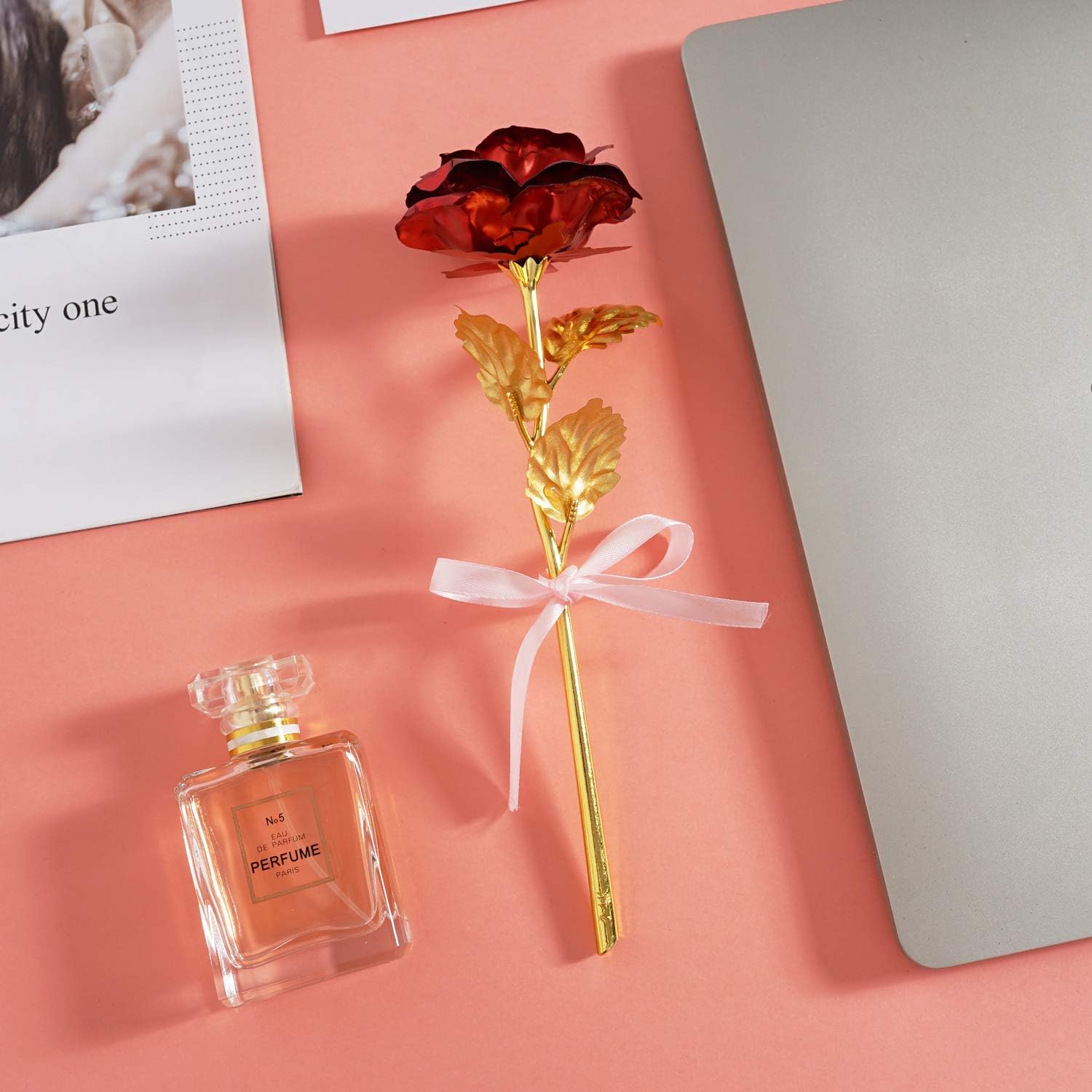 Mothers Day Mom Gifts for Women Birthday Gifts for Women Galaxy Rose Glass Flowers Forever Eternal Roses Artificial Flowers Gifts for Grandma Wife Daughter