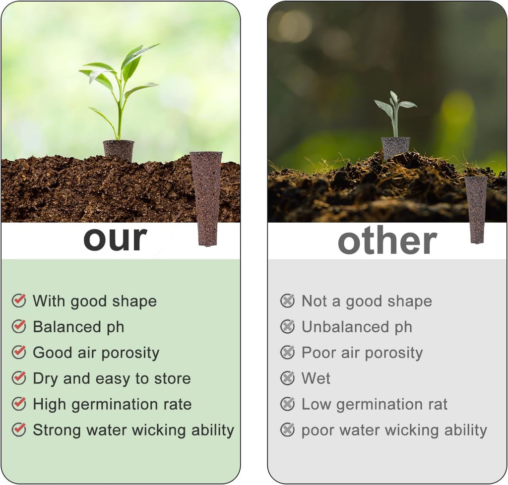 102 PCS Hydroponic Seeds Pods Kit for Indoor Hydroponic Systems,Seed Starter Pods Kit with 80 Pack Grow Sponge,20 Plant Labels and 2 Tweezers