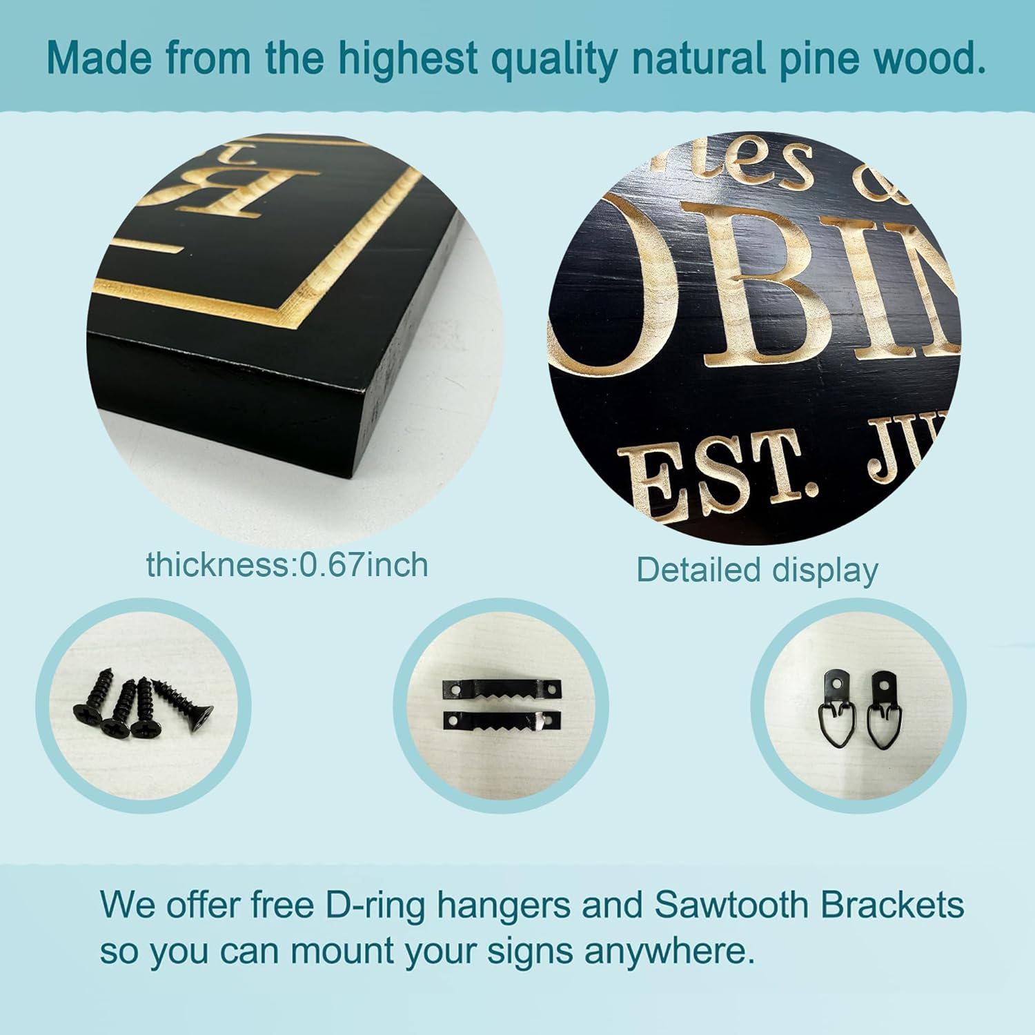 Personalized Wooden Rustic Sign for Campsite - Personalized Family Camping Sign, Outdoor Name Decor, Custom Cabin or RV Family Plaque