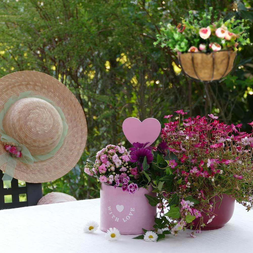 2PCS Hanging Basket Liners Coco Liner 20 Inch Round Coconut Coir Basket for Plants Replacement for Hanging Basket 100% Natural Coconut Fiber Plant Basket Liner for Garden Planter Flower Pot