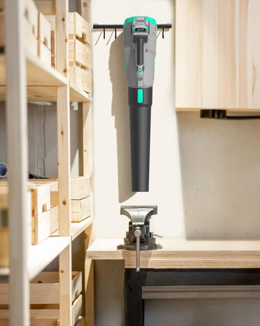 Litheli 20V Cordless Leaf Blower 350 CFM 85 MPH, Variable Speeds Electric Leaf Blower Battery Powered for Blowing Leaves, Dust, Snow, 4.0Ah Battery & Fast Charger Included