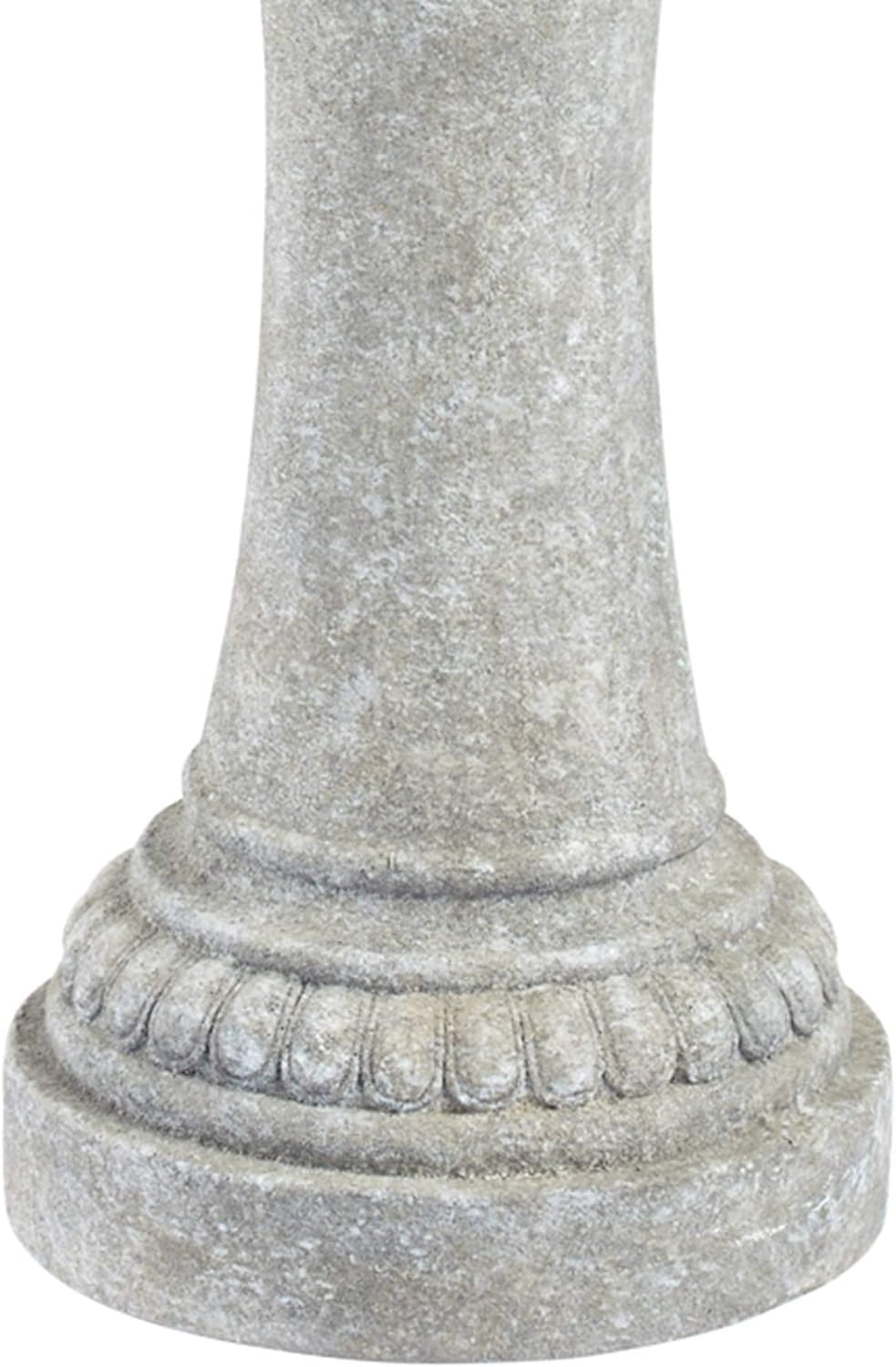 Pineapple 44" High Large Italian Outdoor Decor Old Faux Stone Floor Fountain Waterfall 3-Tier Standing Bowl Cascading Tall Water Feature for Outside Garden Patio Yard Backyard Porch - John Timberland