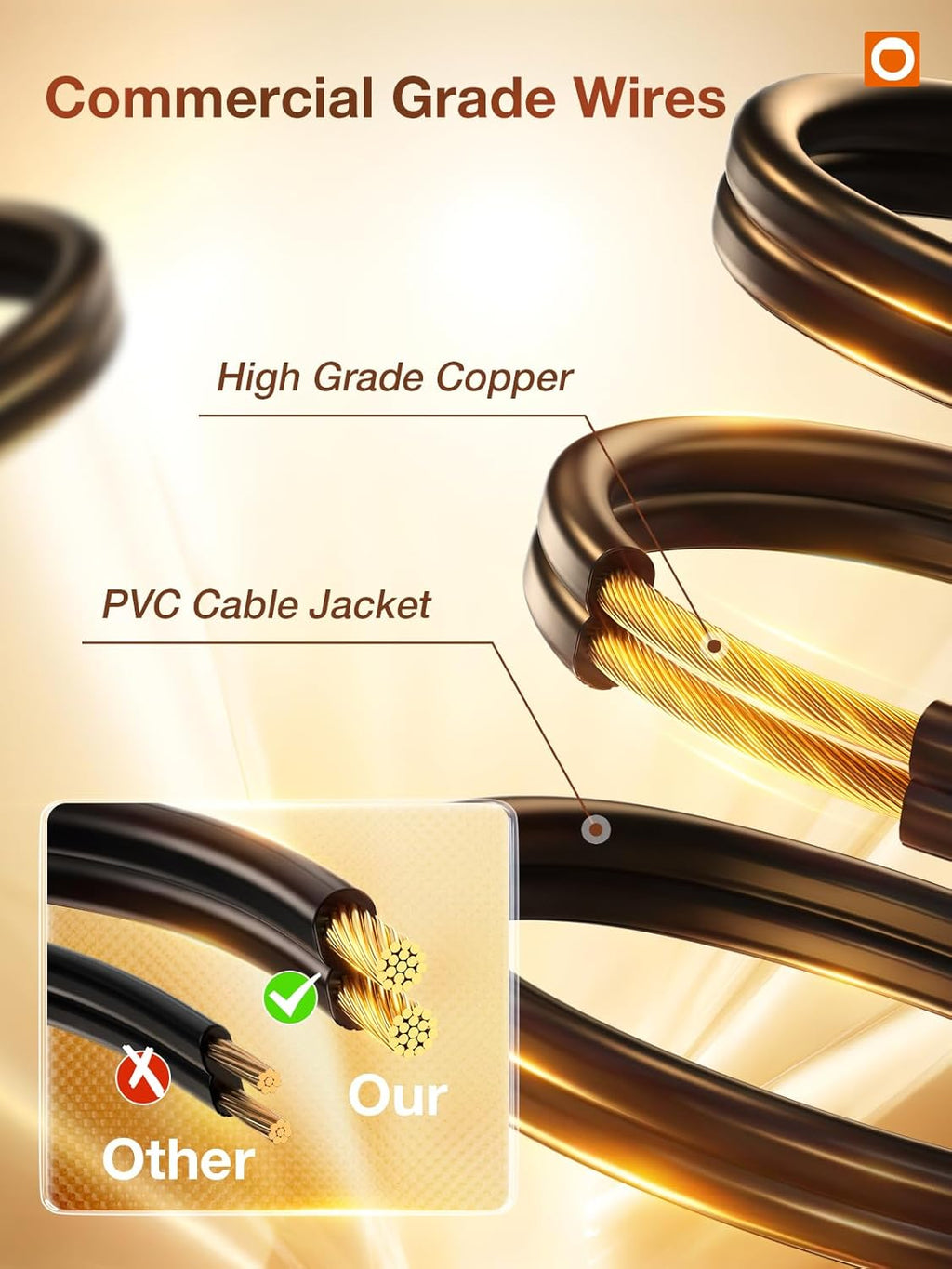 addlon LED Outdoor String Lights 36FT with Dimmable Edison Vintage Shatterproof Bulbs and Commercial Grade Weatherproof Strand - ETL Listed Heavy-Duty Decorative Lights for Patio Garden