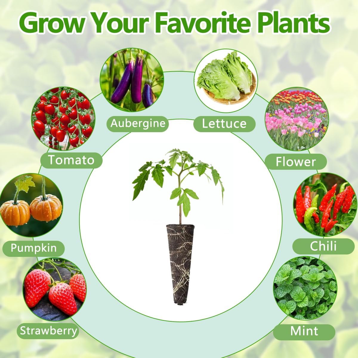 73pcs Seed Pod Kit for Aerogarden, Hydroponics Garden Accessories for System Compatible with Hydroponics Supplies from All Brands, 18 Grow Sponges, 12 Plant Baskets & Domes, 30 Pod Labels, 1 Tweezer