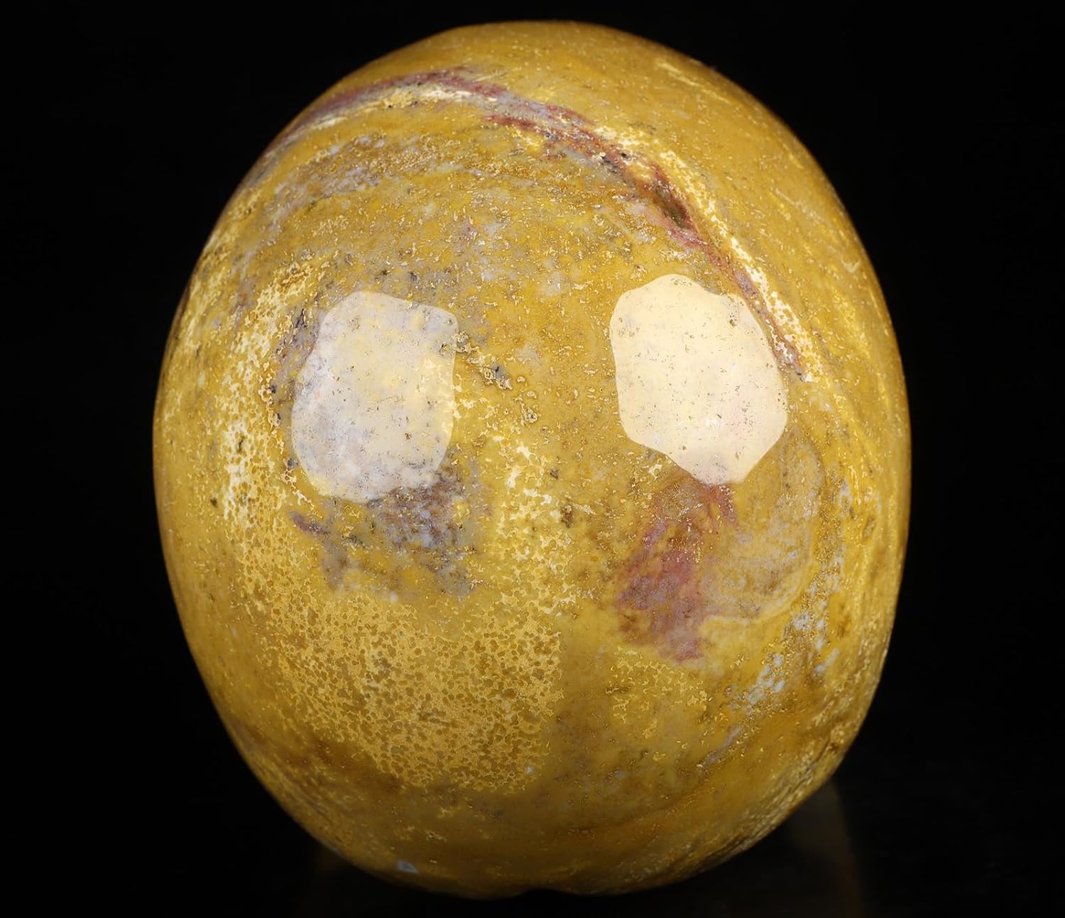 Skullis 5.0" Indian Agate Crystal Carved Crystal Skull. Hand Carved Gemstone Fine Art Sculpture.2393