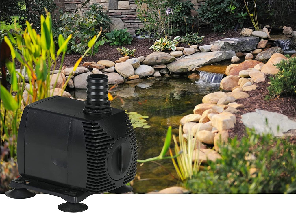 Little Giant PES-800-PW 115-Volt, 875 GPH Magnetic Drive Fountain/Pond Pump with 15-Ft. Cord, Black, 566721