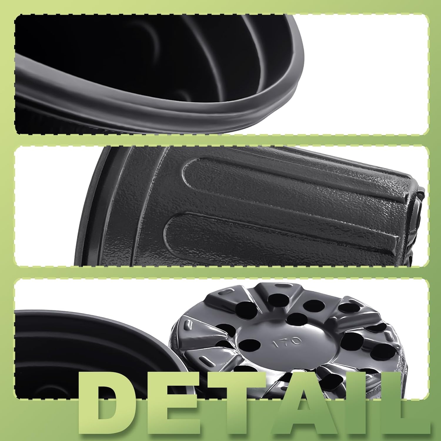 Anyumocz 60 Pcs 1 Gallon Flexible Plant Nursery Pots,Thickened Soft Plastic Seedling Pot with Holes,Flower Plant Container for Succulents,Cuttings,Transplanting,Home Garden(Black)