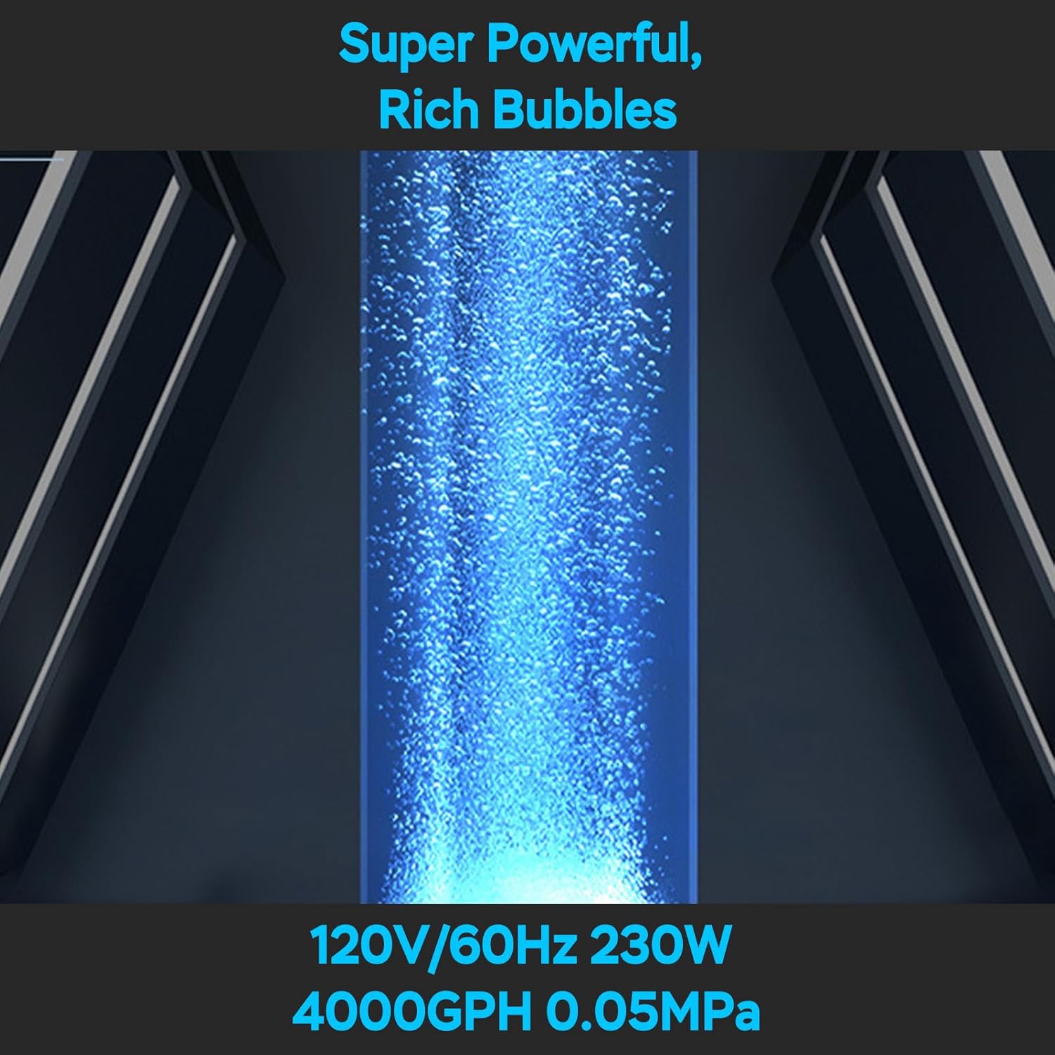 AquaMiracle Linear Air Pump, 635/950/1600/4000GPH Pond Bubbler Septic Air Pump, Energy-Efficient Pond Aerator for Outdoor Ponds, Aquariums, Hydroponics, Waste Treatment