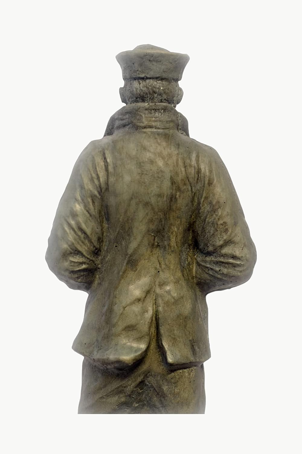 Solid Rock Stoneworks Patriotic Sailor Decorative Stone Statue 24" Tall Indigo Color