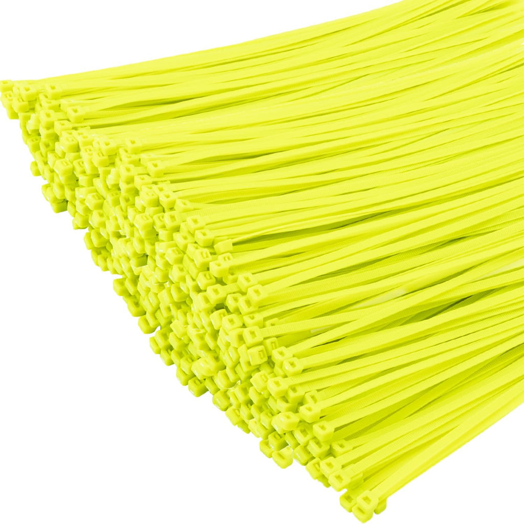 XINGO 1000 PCS Apple Green Zip Ties 8 Inch, 60 LBS Tensile Strength-Heavy Duty, Self-Locking Nylon Plastic Nylon Wire Ties for Indoor and Outdoor Use
