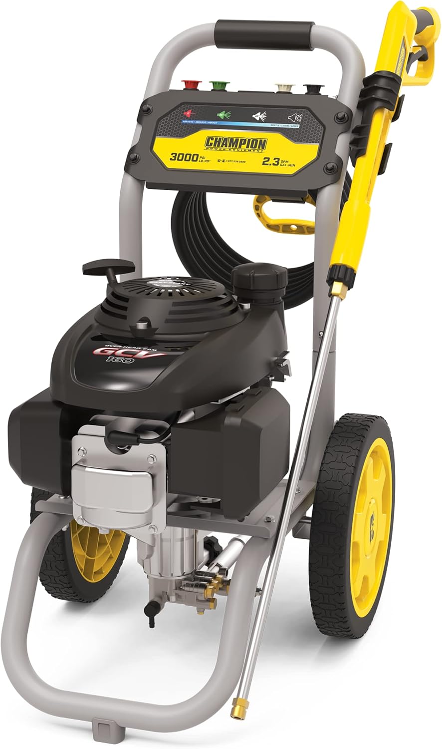 Champion Power Equipment 3000-PSI 2.3-GPM Low Profile Gas Pressure Washer with Honda Engine