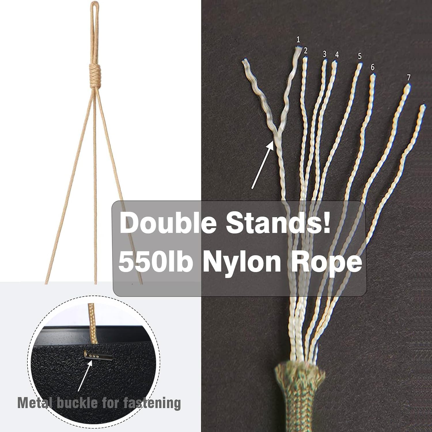 13 Inch 2 Pack Large Hanging Planters for Indoor Outdoor Plants, Plastic Hanging Basket Pots for House Plants Flowers, Black