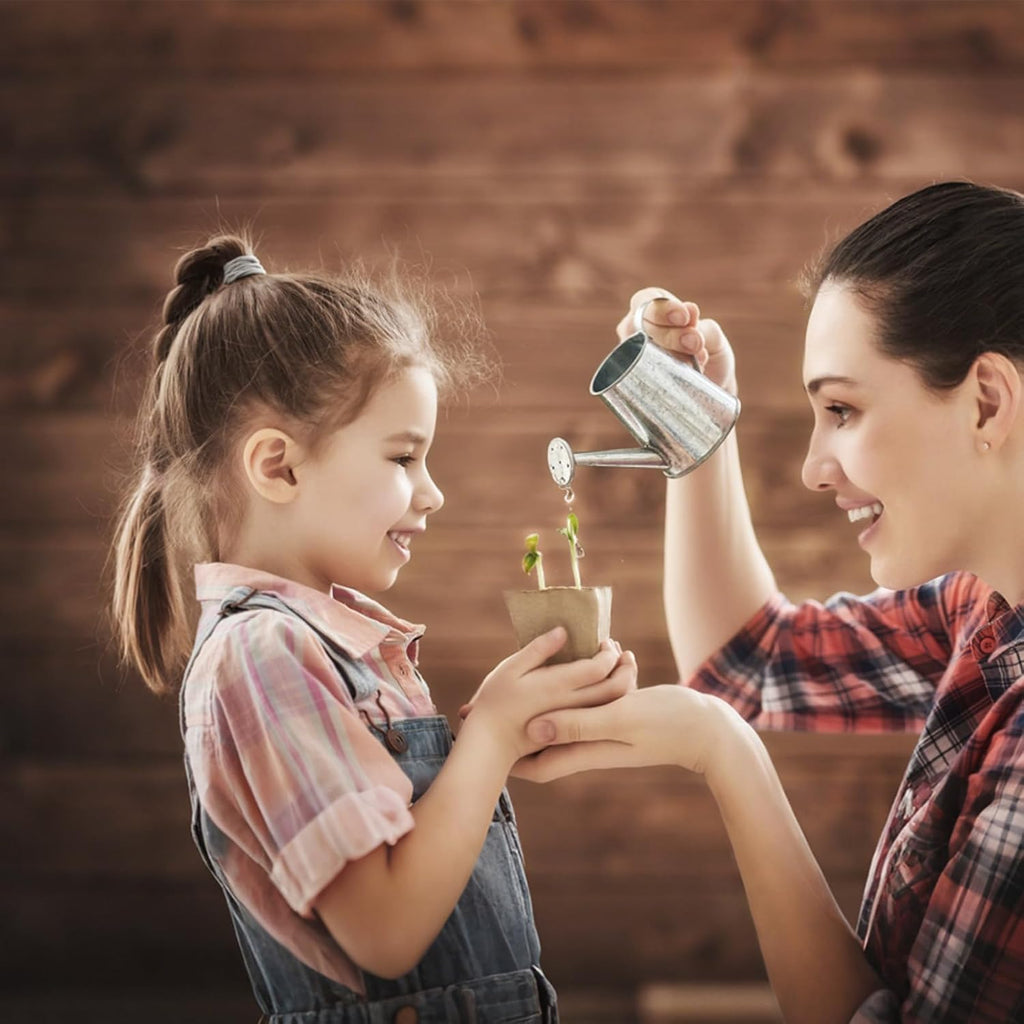 3in Square Biodegradable Peat Pots for Seed Starting, Plant Nursery Pots with (12)