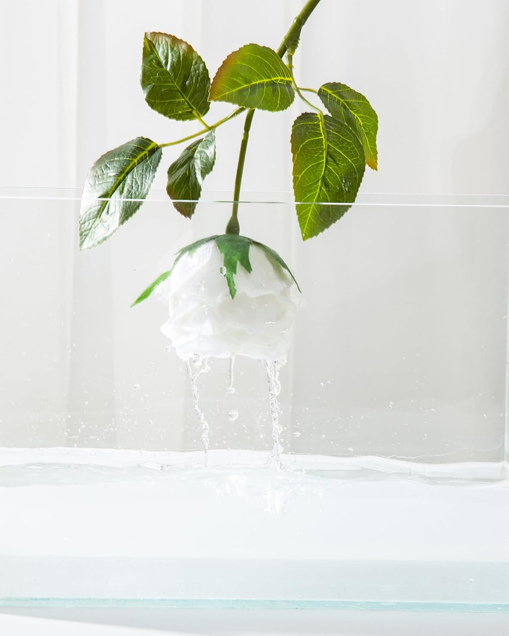 DuHouse 5Pcs Silk Roses Fake Burnt Orange Roses with Stems Real Touch Rose Artificial Flowers for Arrangement Wedding Party Home Decoration