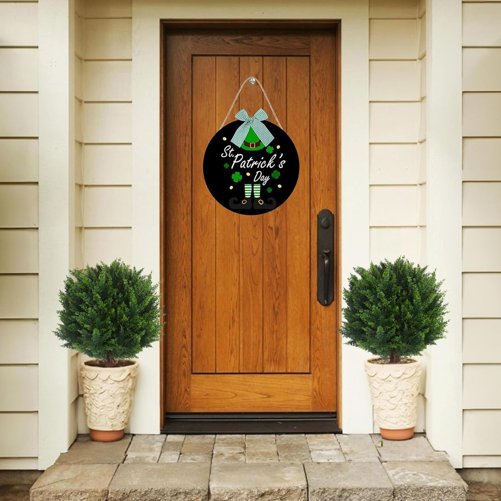 22''T Artificial Cedar Topiary Ball Tree 2 Pack, Outdoors Artificial Shrubs Faux Plants Uv Rated Perfect for Outdoor, Indoor - Easy to Install.