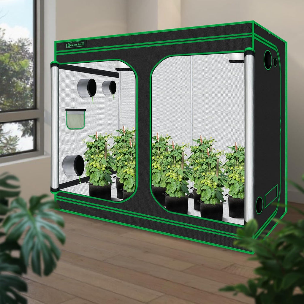 10x5 Grow Tent, 120"x60"x78" 600D Mylar Hydroponic Growing Tents for Plants Inside Reflective Grow Tent Growing Room Hydroponic System