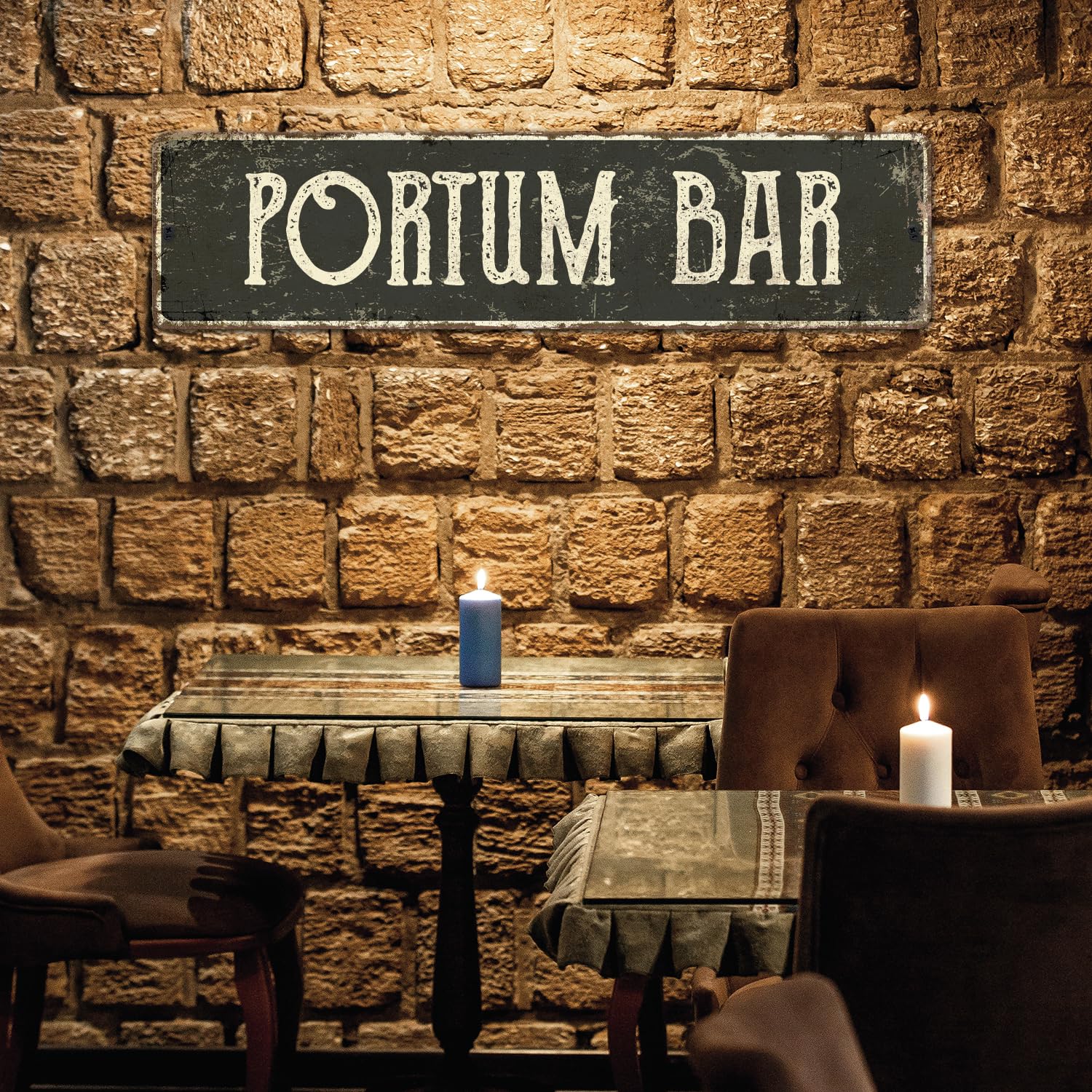 Custom Rustic Sign, Personalized Decor Street Signs Gift, 32x8 Inches, ACM, Fade Resistant, Made in USA