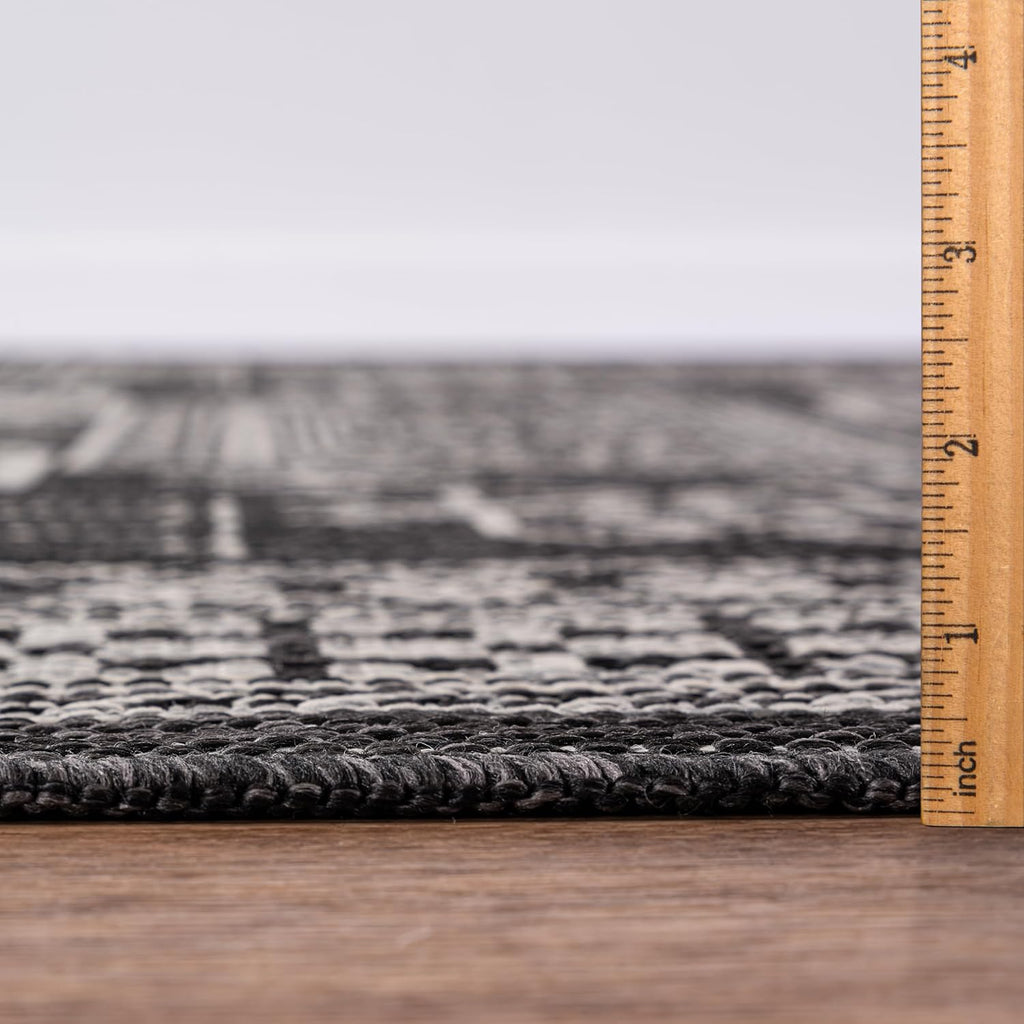 Keen Home Design Terrace Outdoor Runner Rug - 2x8 Washable Indoor/Outdoor Rug for Patio, Kitchen, Balcony, Beach, Garden, Deck and Porch, Size: 2'2"x7'7"