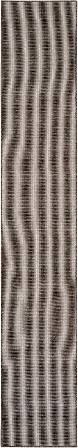 Nourison Home Positano 10' Runner Natural Fabric Modern Area Rug (10' Runner)