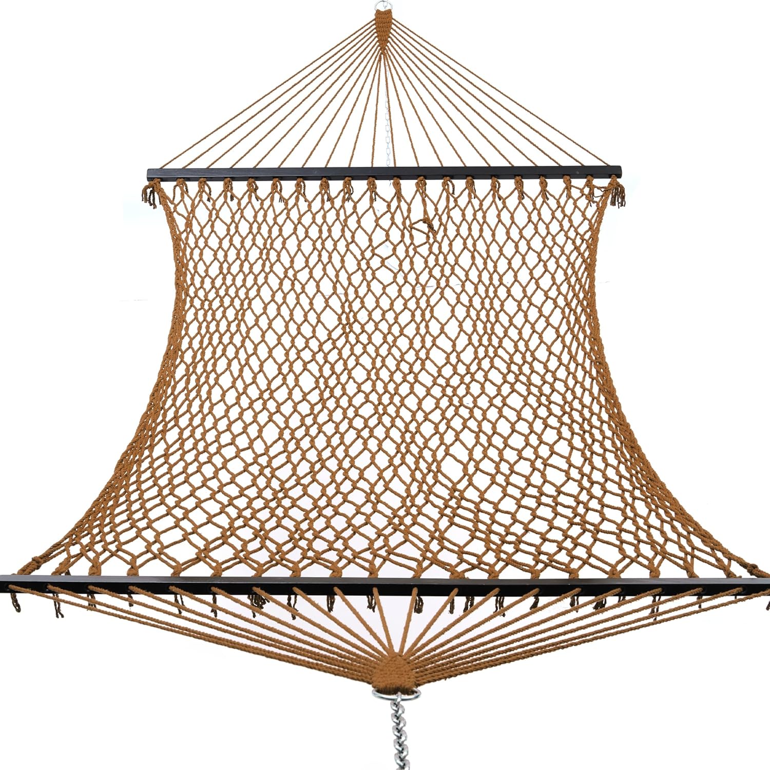 14ft Cotton Rope Hammocks for 2 Person (Desert, Queen)