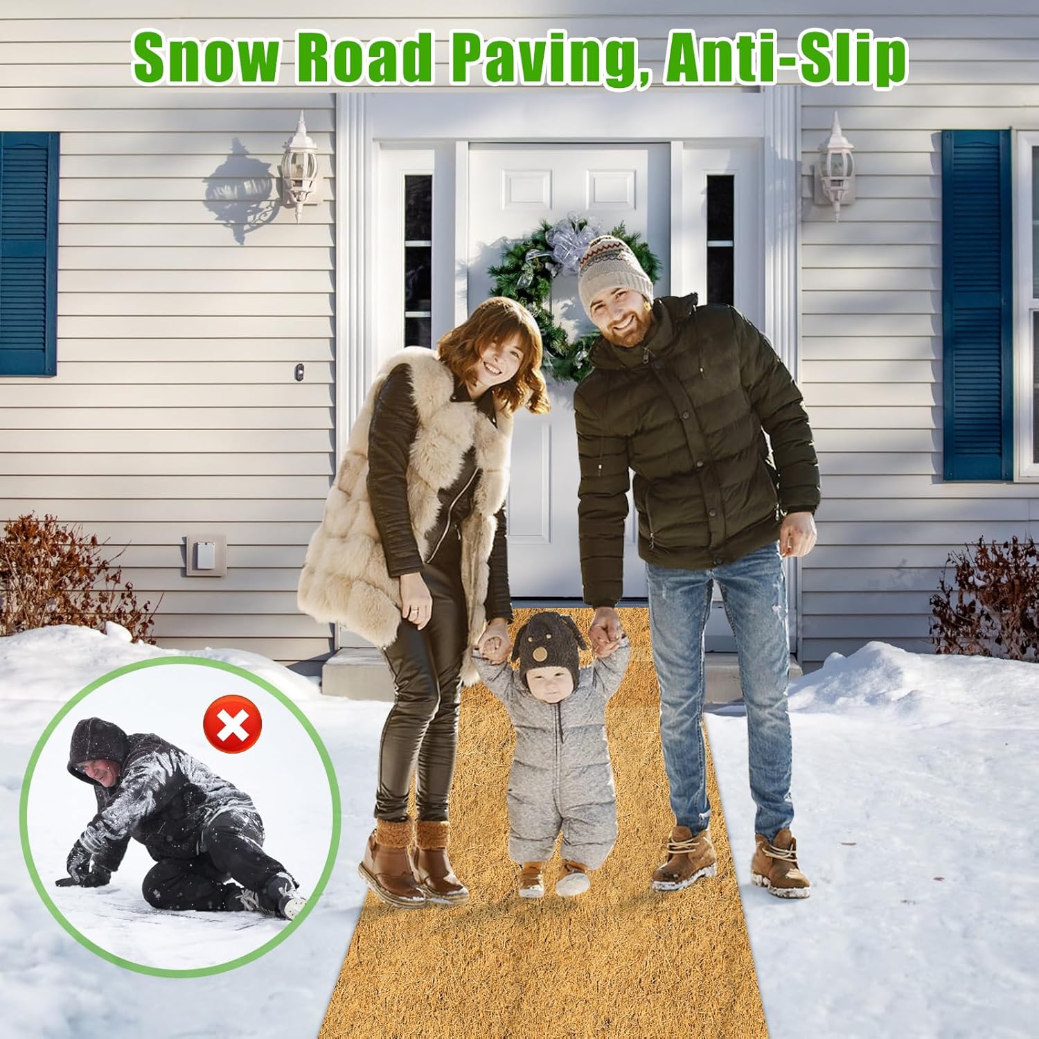 Coco Liner Roll 24x160 Inch, Natural Coconut Liners for Planter Flower Basket, Thick Coco Fiber Mat for Hanging Basket, Garden Decoration, Animal Pet Pads, Reptile Carpet