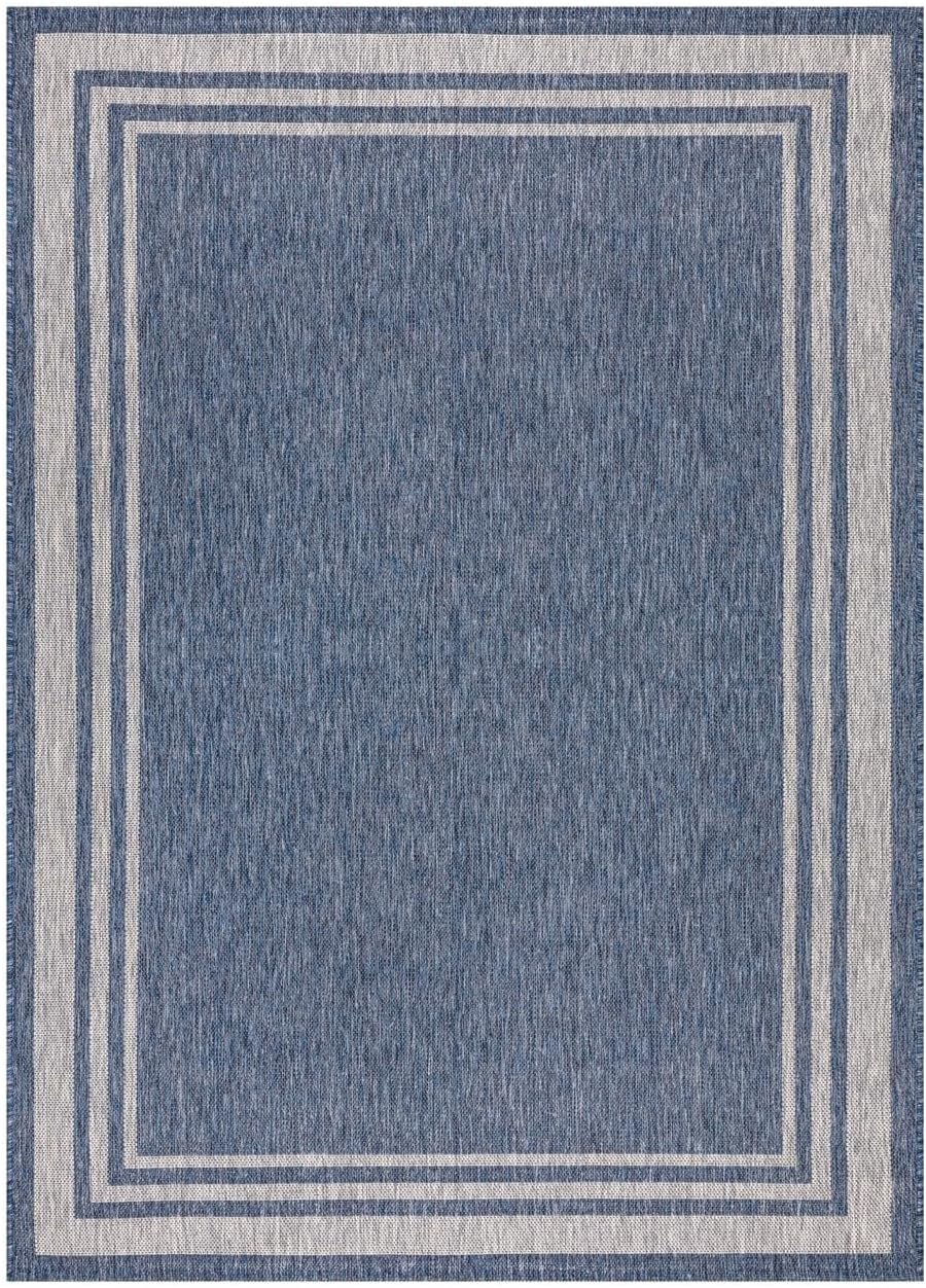 Keen Home Design Terrace Outdoor Area Rug - 8x10 Washable Indoor/Outdoor Rug for Patio, Kitchen, Balcony, Beach, Garden, Deck and Porch, Size: 7'7"x10'
