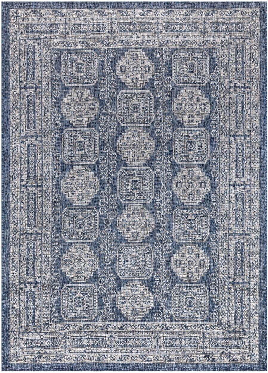 Keen Home Design Terrace Outdoor Throw Rug - 3x5 Washable Indoor/Outdoor Rug for Patio, Kitchen, Balcony, Beach, Garden, Deck and Porch, Size: 3'x5'