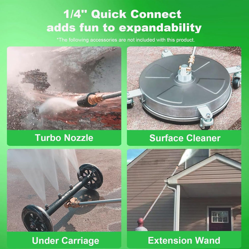 4200PSI Pressure Washer 4.0GPM Gas Power Washer 212CC Gas Powered Washing Machine Commercial High Pressure Washer with 25ft Hose&5 Nozzles for Patio Garden Yard Vehicle,EPA/CARB/ETL