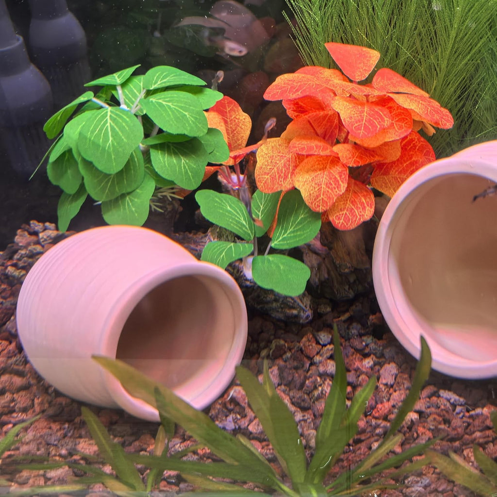 M2cbridge Artificial Fish Tank Plants Silk Aquarium Plastic Plant Aquatic Water Grass Foreground Decor(2PCS Big Green)