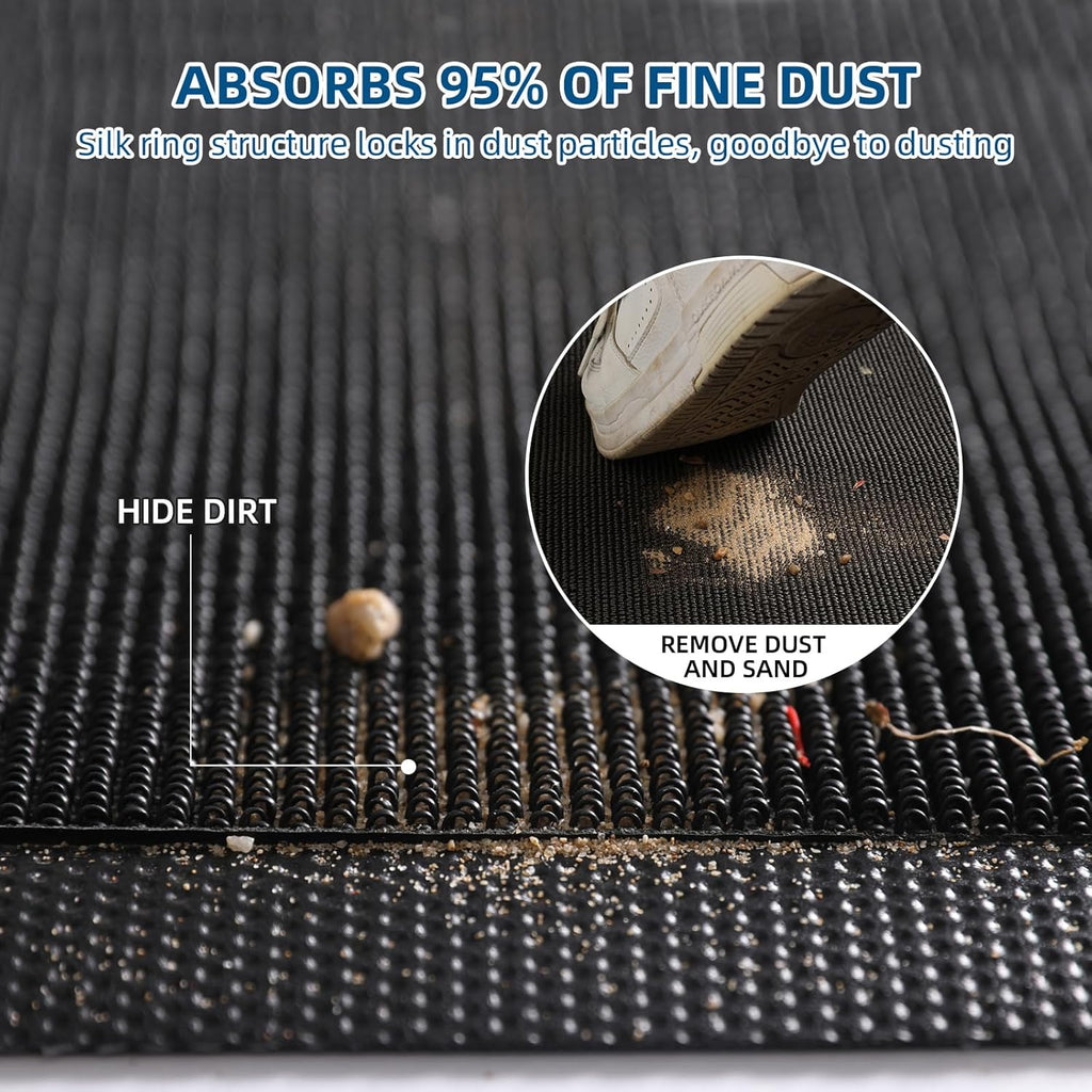 Custom Doormat Floor Mat Entryway Area Rug Welcome Carpet for Business Home Indoor/Outdoor Non Slip Washable Waterproof Durable