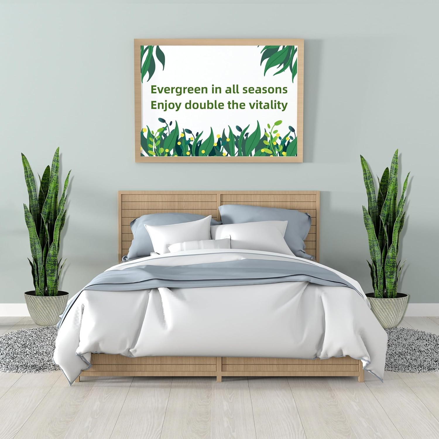 KOL 3ft 2-Pack Artificial Snake Plant - 32 Thick Lifelike Leaves, Faux Silk Sansevieria for Indoor Home & Garden Decor, 35in Potted Fake Mother-in-Law's Tongue Plants, Green