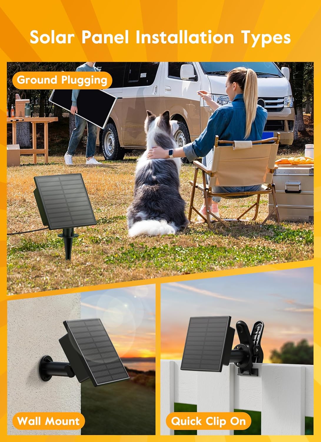 Brightown Outdoor Solar String Lights 34FT - LED G40 Pro Globe Patio Energy Saving with 11 Shatterproof Bulbs, 3 Light Modes Waterproof Hanging Lights for Christmas Outside Garden Backyard Party Decor