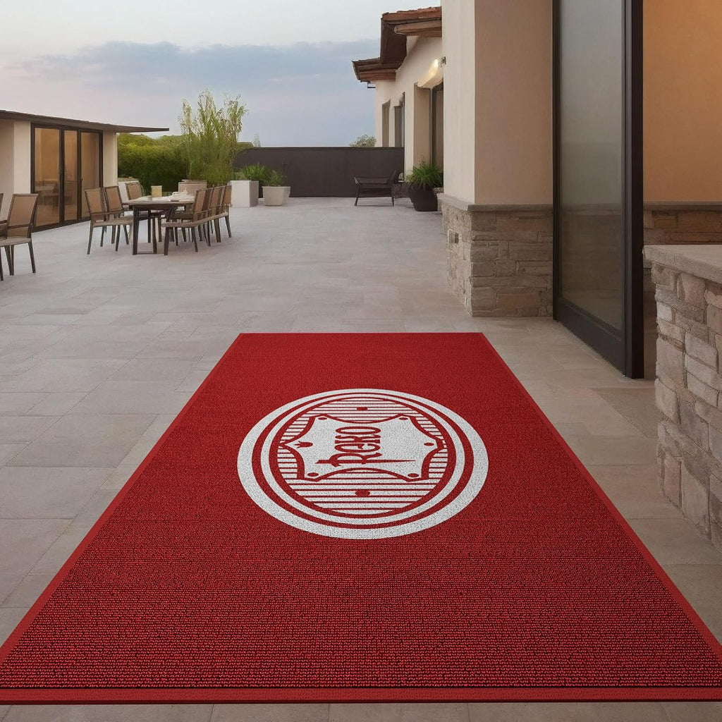 Custom Commercial Grade Carpet with Any Logo Size Color Shape Floor Entryway Area Rug Welcome Door Mat for Business Home Indoor/Outdoor Non Slip Washable Durable