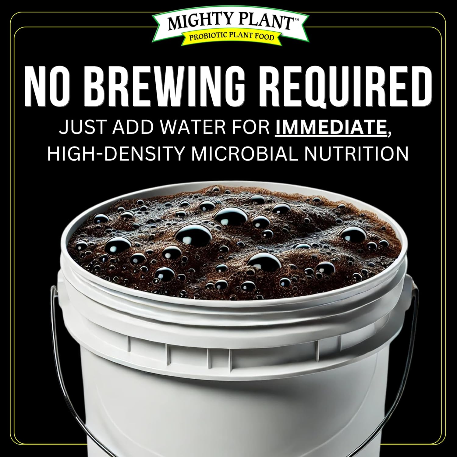 Organic Instant Compost Tea (5 oz) – Probiotic Plant Food Bloom Booster & Yield Booster for Hydroponics & All Gardening Types | Microbial Formula Converts Amino Acids for Enhanced Growth (5, Ounces)