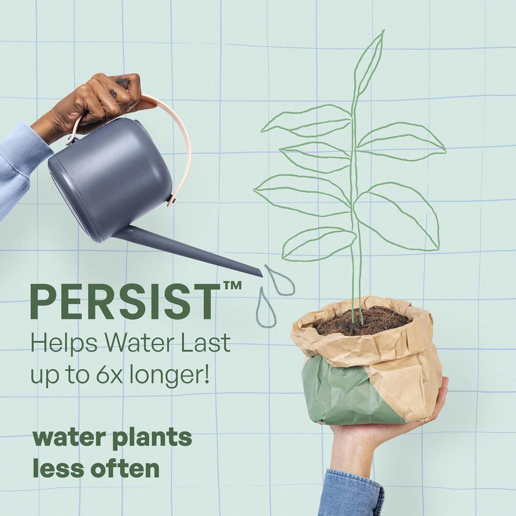 Persist Horticultural Charcoal 3qt Bag, Biochar Soil Amendment for Indoor Plants, Improves Soil for Terrariums, 100% Natural Active Carbon and House Plant Enhancer.