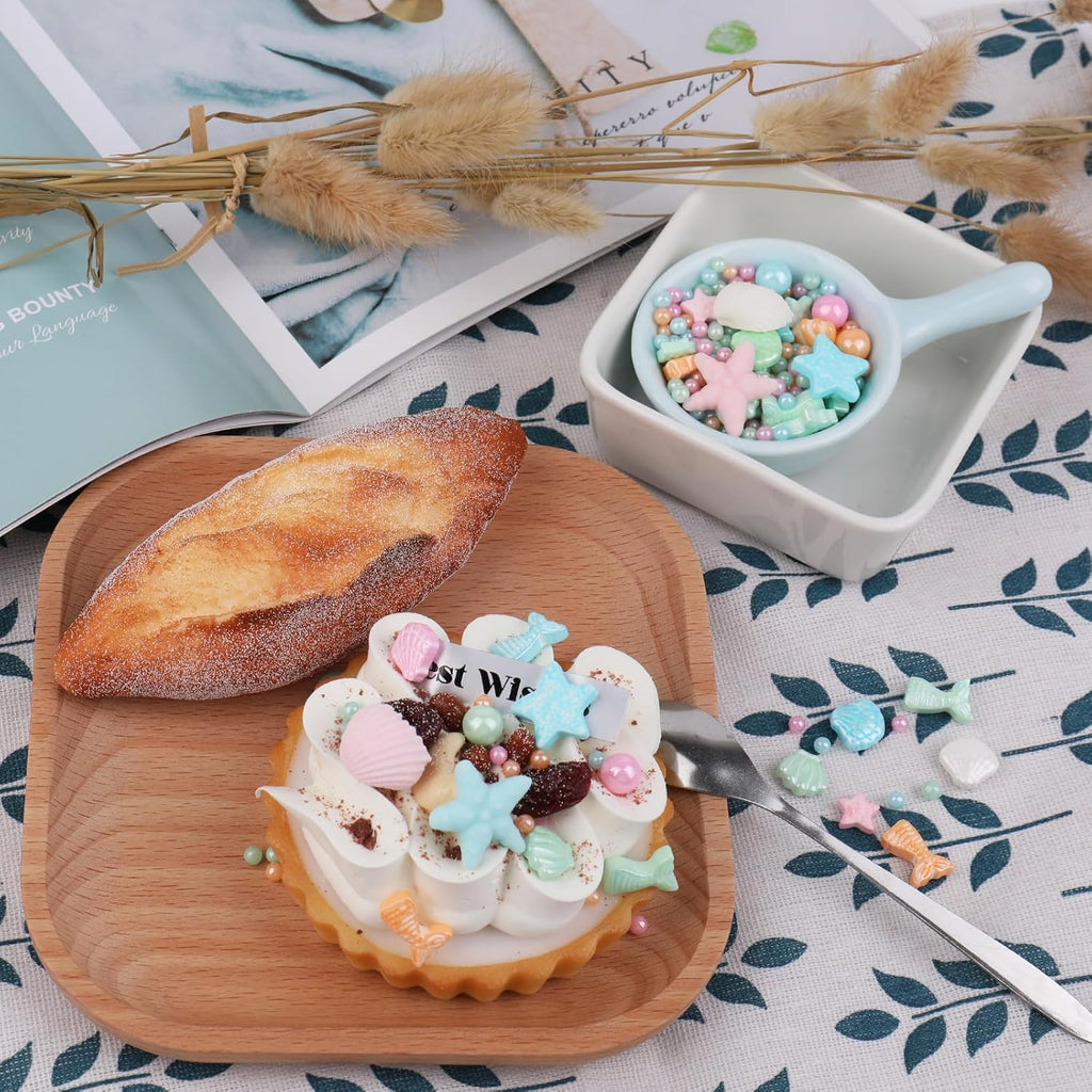 Mermaid Sprinkle, Pastel Sugar Edible for Cake Decorating, Mix Starfish, Shells, Fishes, Beaches and Ocean themes for Baking, Ice Cream, Cookies, Cupcake Topping