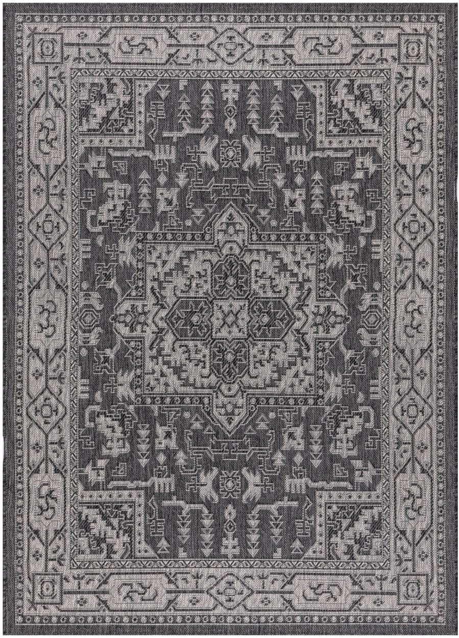 Keen Home Design Terrace Outdoor Area Rug - 6x9 Washable Indoor/Outdoor Rug for Patio, Kitchen, Balcony, Beach, Garden, Deck and Porch, Size: 6'x8'10"