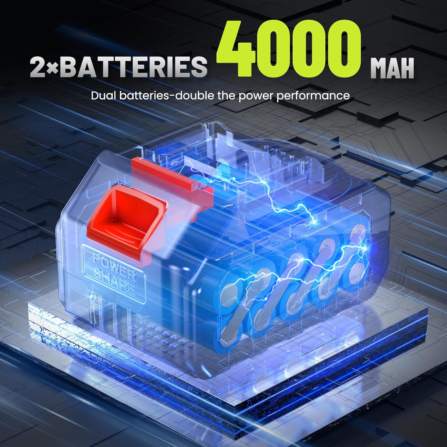 Cordless Leaf Blower 990,000 RPM - 21V Electric Leaf Blower with 4.0Ah Battery & Charger - Ultra Lightweight Handheld Blower for Patio, Garden, Driveway