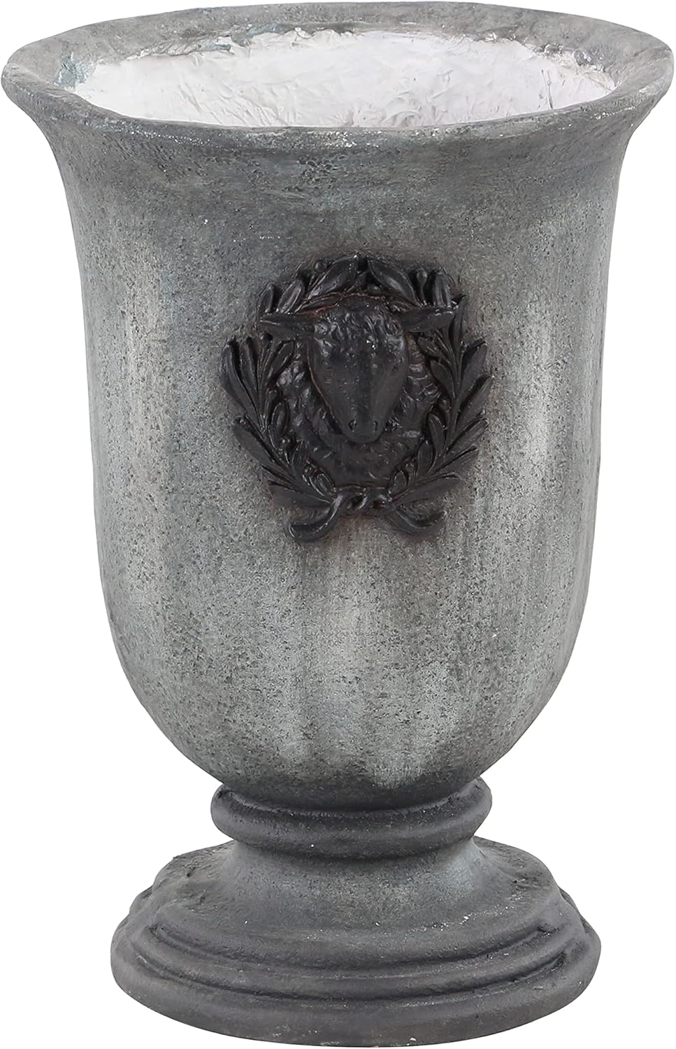 Studio 350 Grey Resin Rustic Planter 16 x 11 x 11-11 x 11 x 16Round