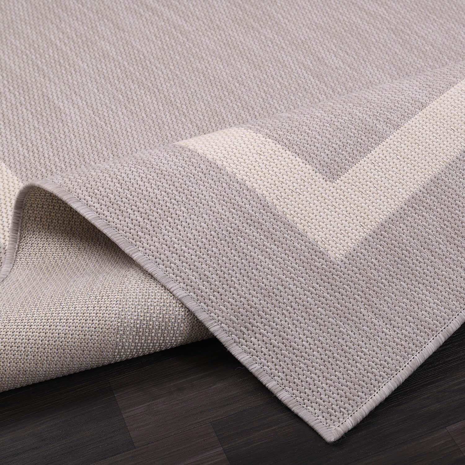 Bordered Outdoor Rug 9x12 Washable Outside Carpet for Indoor Patio Porch Waterproof Easy Cleaning Non Shedding Area Rugs Gray 9 x 12