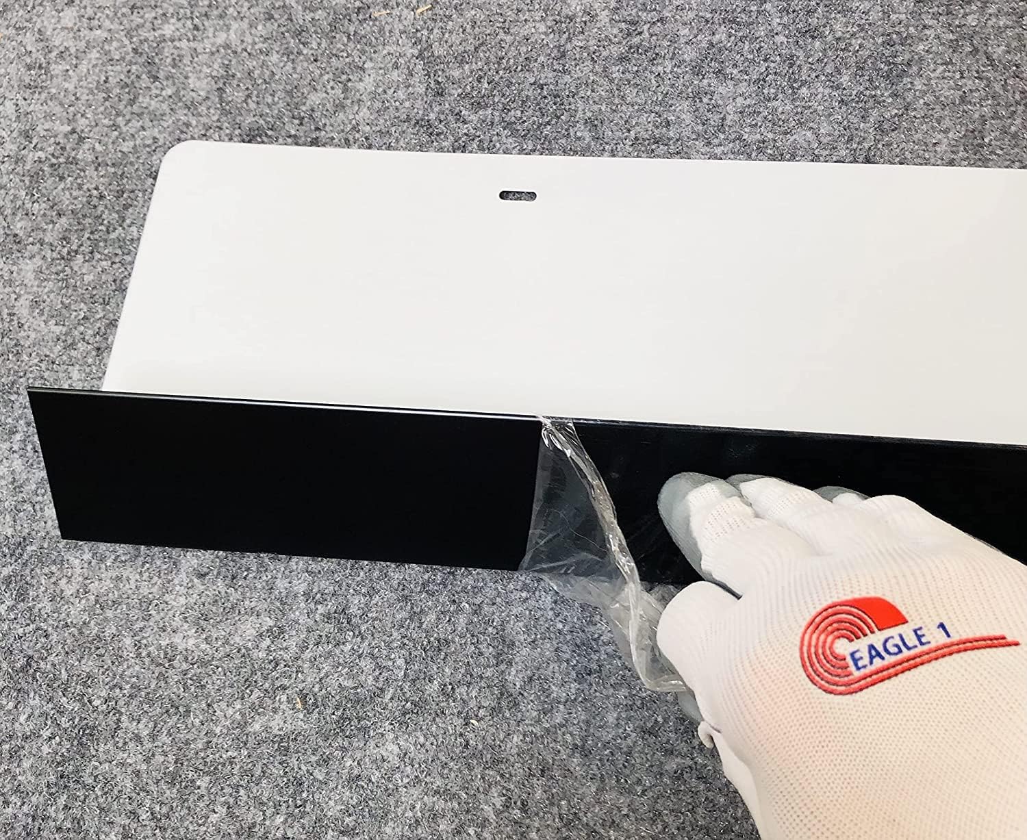 EAGLE 1- Shingle Roof Rain Diverter 40 Inches Long- 26 Gauge Material- Easy to Install- Includes Stainless Steel Nails (3, Black)